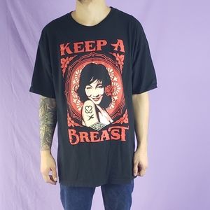 Obey Keep A Breast Tee